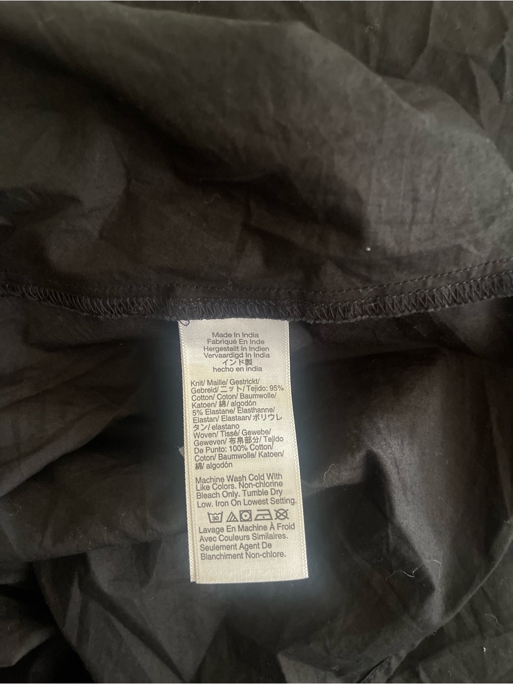 J. Crew Tank Dress Maxi with Poplin with Poplin Skirt Black - Picture 6 of 7